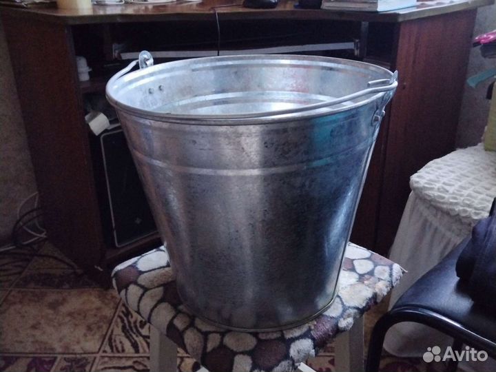 Ведро цинковое