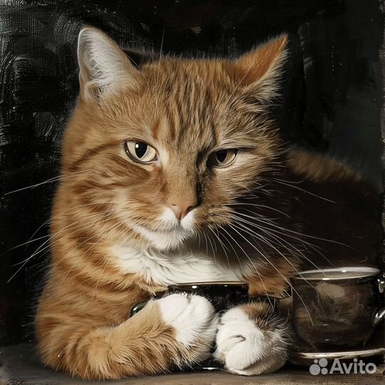 Портрет питомца в нейросети