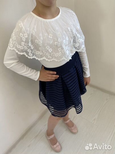 Блузка школьная нарядная