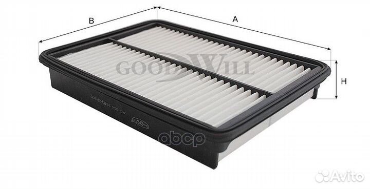 Фильтр воздушный KIA sorento/hyundai santa FE 2