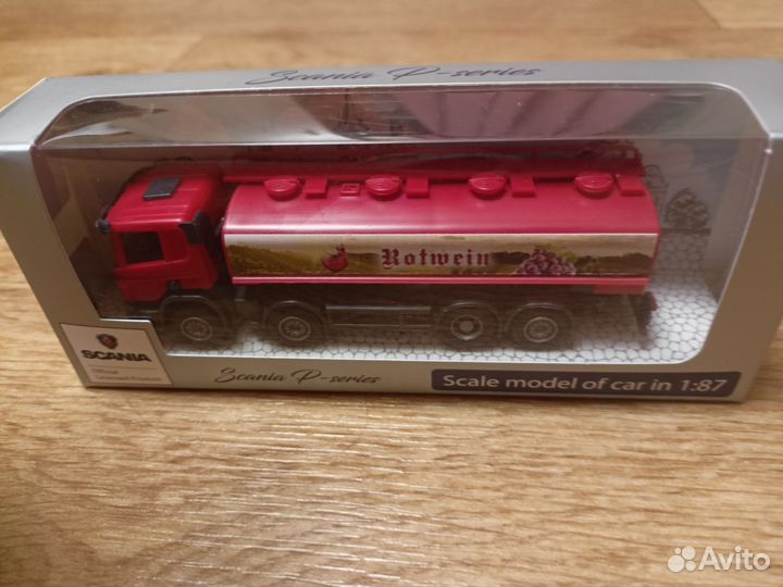 Модель грузовика Scania виновоз. эксклюзив