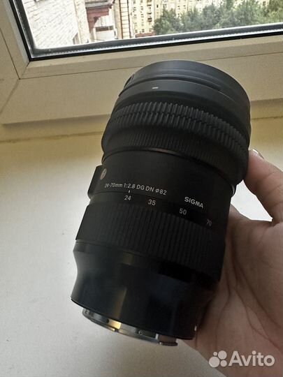 Объектив Sigma 24-70 Art 2.8 L-mount и фильтры