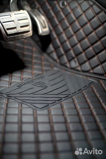 3D коврики из экокожи Audi