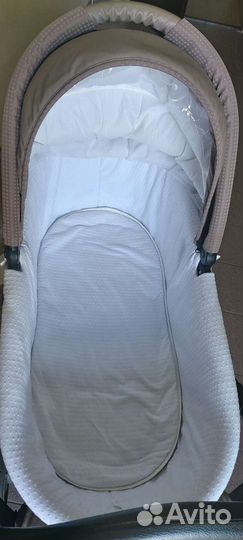 Коляска 2 в 1 эко кожа Sibis Rudis