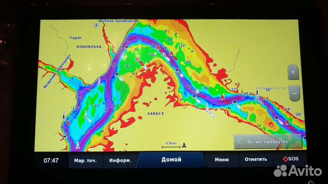 Карта глубин garmin bluechart g3