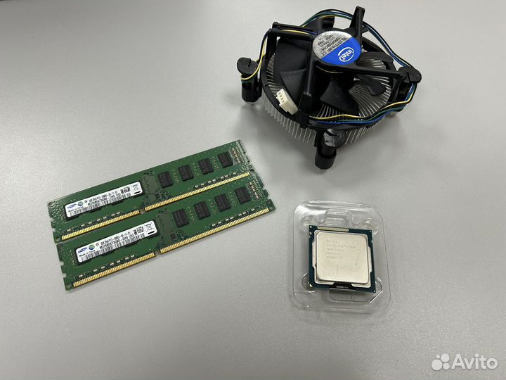 Комплект Core i5-3450 (4/4), 2x2 DDR3 RAM, кулер