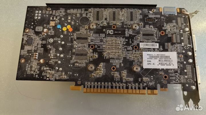 Видеокарта gtx MSI 550ti /1gb/192bit/gddr5