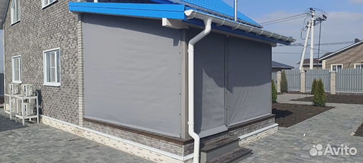 Мягкие окна на беседку