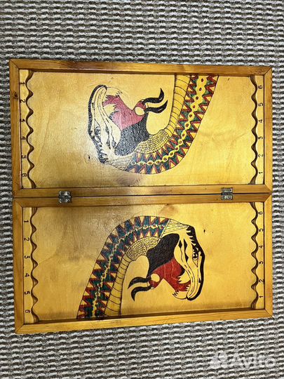 Доска для нард и шахмат, шашек Ручная работа