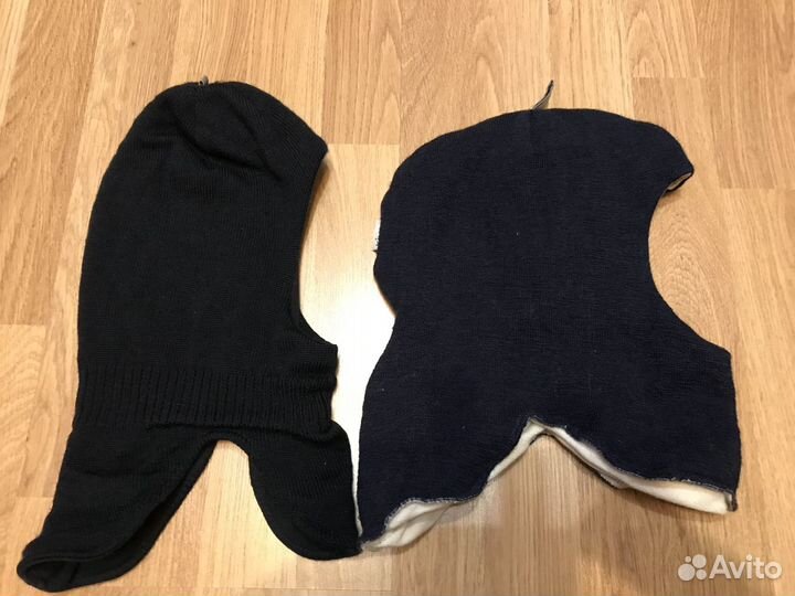 Шапки-шлем Kivat и Reima пакетом на 7-10 лет