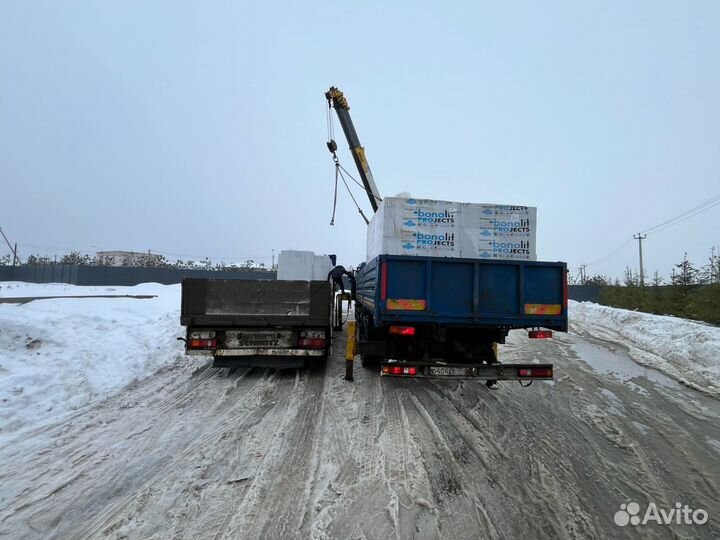 Газобетонные блоки с завода Бонолит