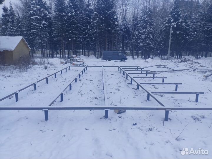 Сваи винтовые от производителя (Монтаж, доставка)