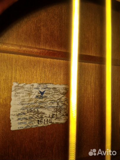 K.yairi G-1F Hand Crafted, Japan. С видео. Массив