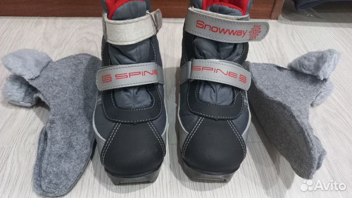 Лыжные ботинки 33-34р