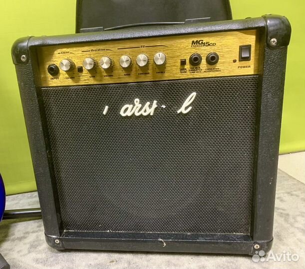 Электрогитара Fender c комбиком Marshall