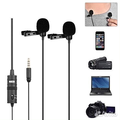 Микрофон петличный Boya BY-M1DM (новые )