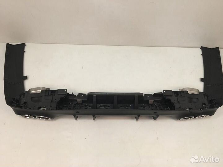 Диффузор CLS 53 AMG Mercedes C 257 хром насадки