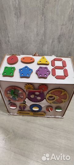 Бизиборд домик со светом большой