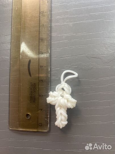 Брелок-крест из резиночек.Делаю на заказ