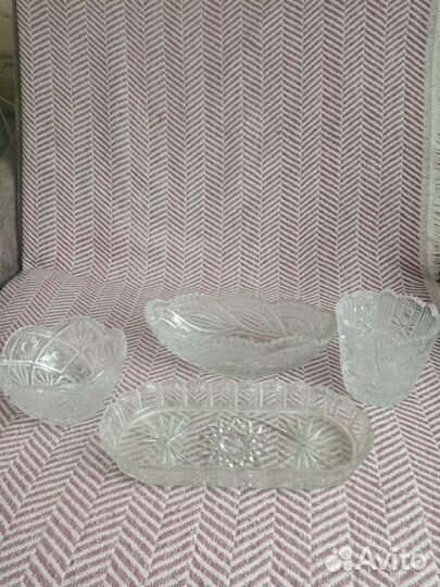 Салатник хрустальный