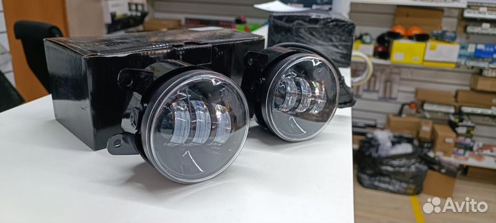 2шт Противотуманные фары Mitsubishi птф Led