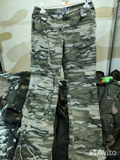 Брюки камуфляж милитари