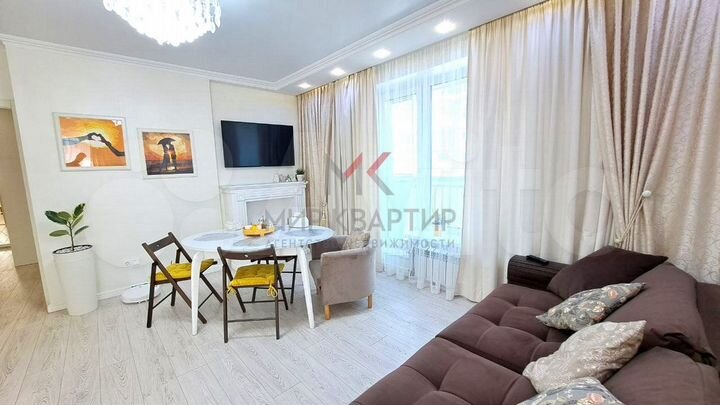 3-к. квартира, 81,5 м², 3/16 эт.