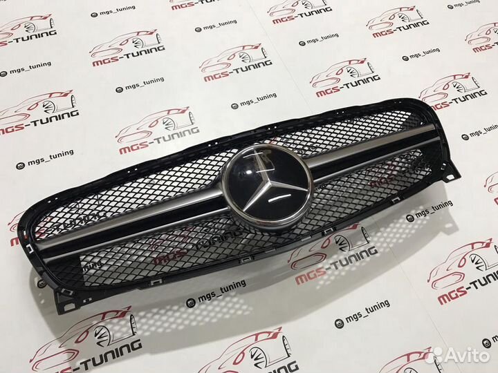 Решетка GLA в стиле AMG 45 Chrome 17-19 Дистроник