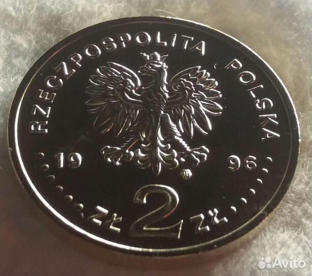 Монета Польши 2 злота - 1996 г. R