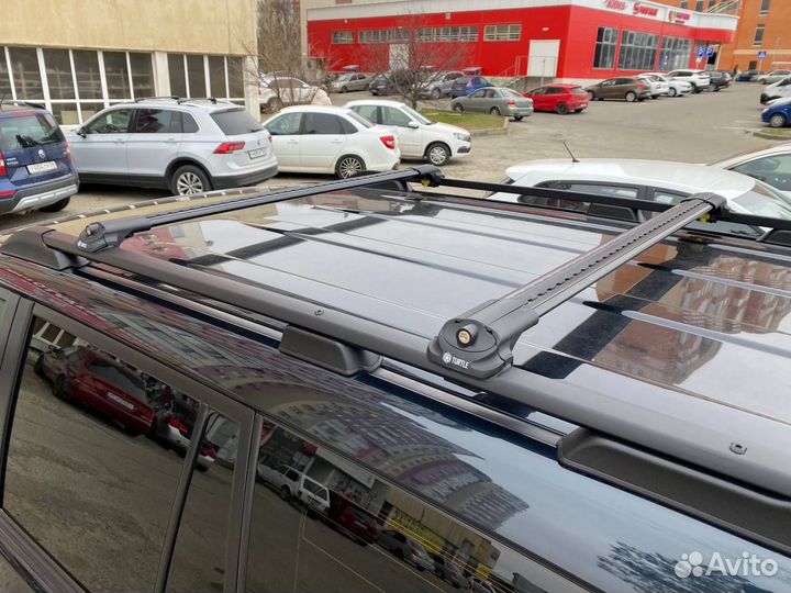 Багажник на рейлинги Turtle Air 1 (черный)