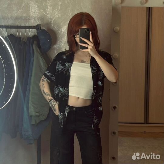 Винтажная гавайская рубашка