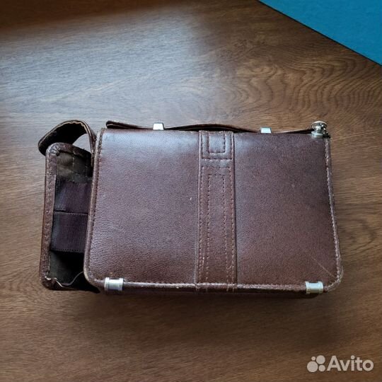 Барсетка кожаная мужская бу