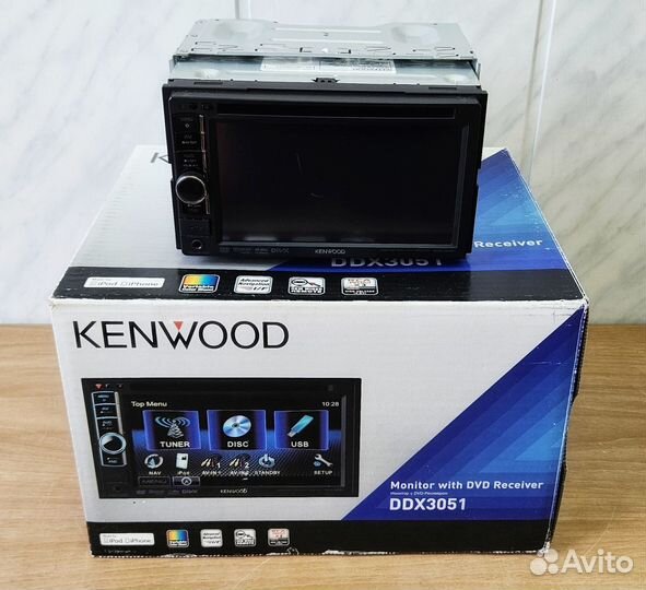 Автомагнитола kenwood DDX3051 2-DIN 6.1 VGA