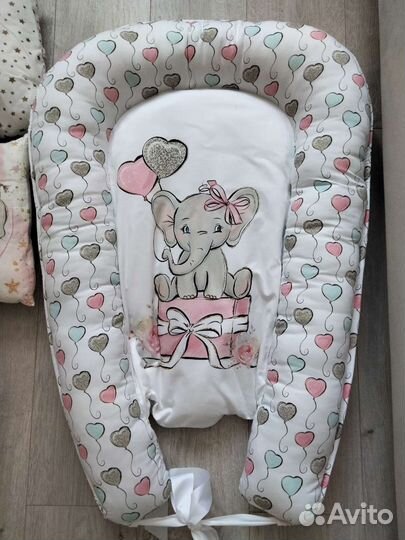 Бортики в кроватку, одеяло, простынь, кокон