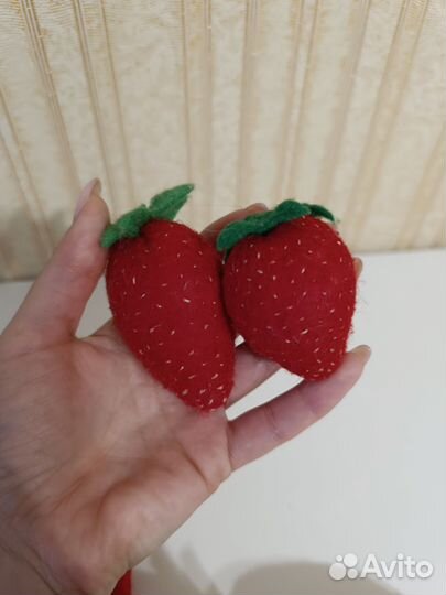 Фрукты из фетра