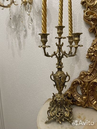 Подсвечник бронза старинный