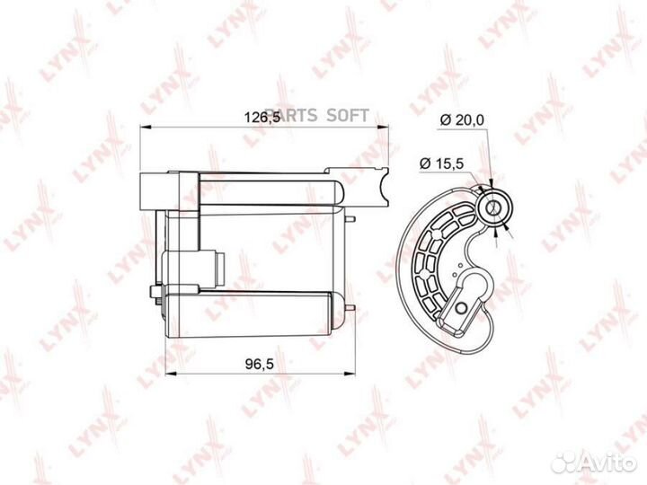 Lynxauto LF995M Фильтр топливный