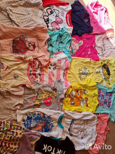 Вещи пакетом на девочку 92-104