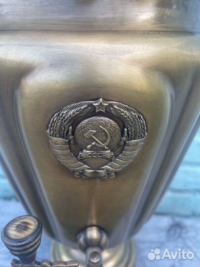 Самовар рюмка. Патина