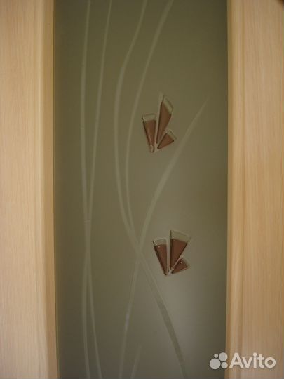 Межкомнатная, ламинированная, 70х200 со стеклом