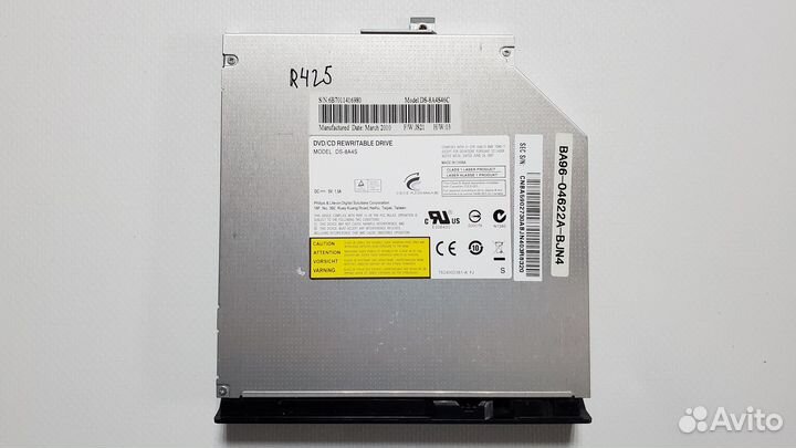DVD привод ноутбука Samsung R430 черный и белый