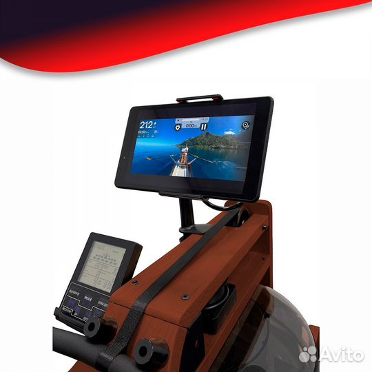 Гребной тренажер unix Fit Wood Rower Dark