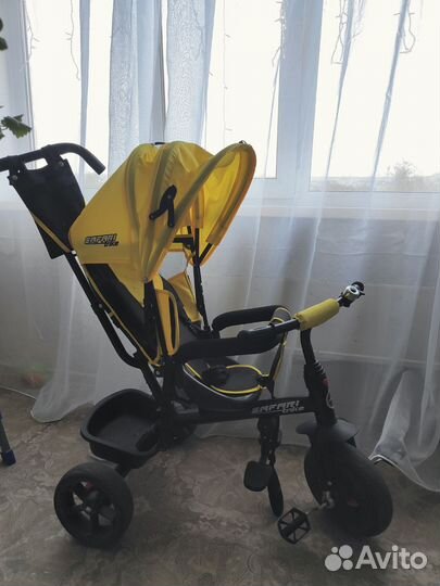 Детский велосипед с родительской ручкой