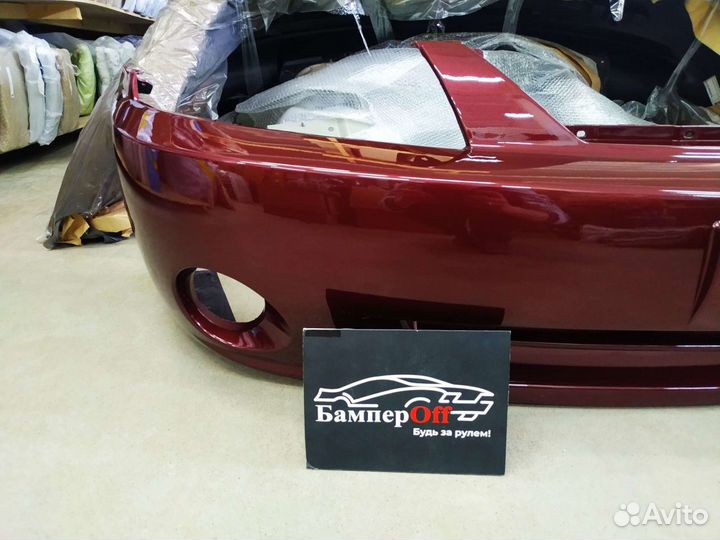 Бампер передний Киа Спектра Красный Перец