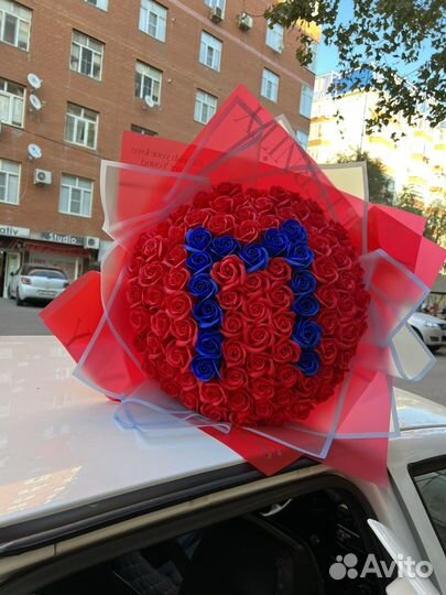 Букеты из мыльных роз