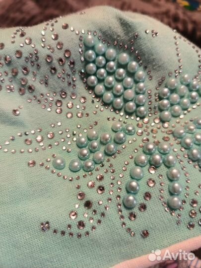 Шапочки для девочки 6-12 мес