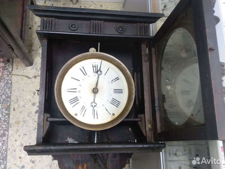 Часы настенные немецкие,антиквариат