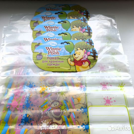 Пакеты для хранения одежды 