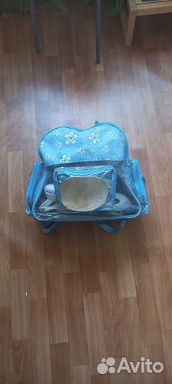 Детские роликовые коньки б.у. с защитой и сумкой