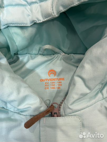 Куртка парка для девочки outventure 134-140